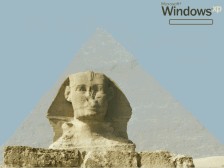 The Sphinx and the Cheops Pyramid